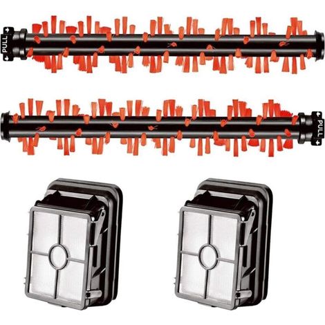 Area Rug Roller 1785 1866 1868 1926 1934 et filtres compatibles avec Bissell CrossWave Comparé à la pièce 1608017 et 160-8017 (lot de 4)