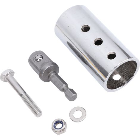 Adaptateur de perceuse à poignée de manivelle de cric de remorque à vent supérieur en acier inoxydable avec embout à douille de 1/2 pouces pour 1 arbre d'entraînement. (1/5)