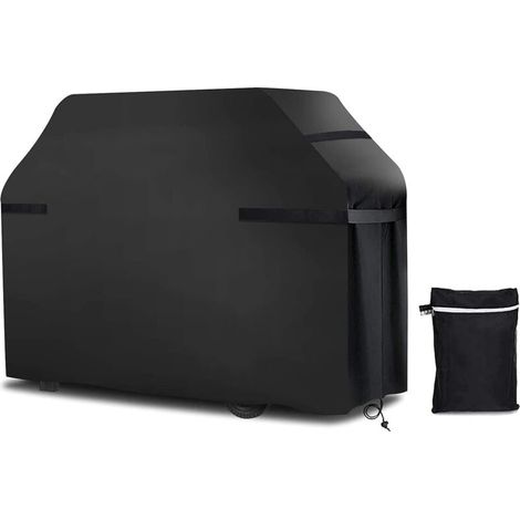 420D Housses pour Barbecue Housse de Barbecue étanche Couverture de Barbecue Coupe-Vent, indéchirable avec Sangles et Sac de Rangement (170x61x117cm) (1/5)