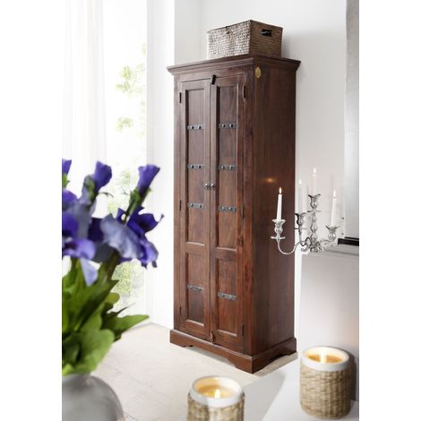 Schrank Akazie 73x45x180 nougat lackiert OXFORD 901