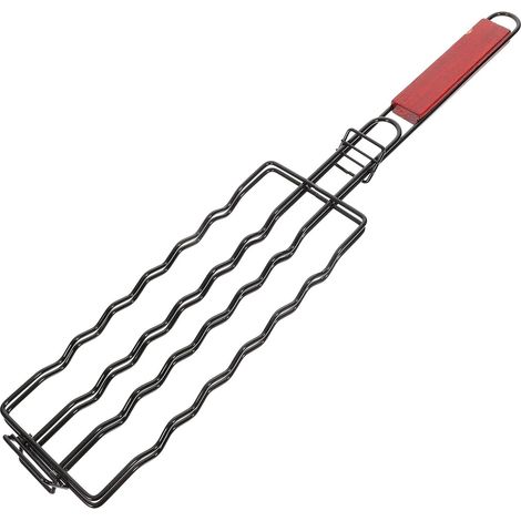 aus Eisen mit Holzgriff for Hotdog et Gemüse Rutschfester (1/5)