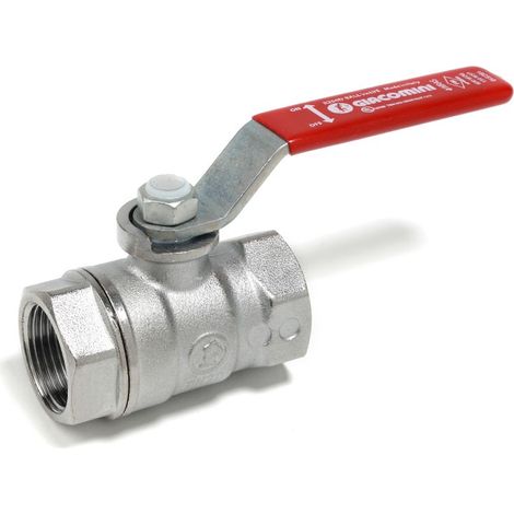 Valvola a sfera attacchi F-F maniglia a leva passaggio standard Giacomini R250D 3"