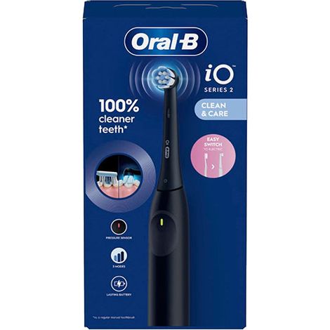 Oral-B iO 2 Adulto Cepillo dental giratorio Negro