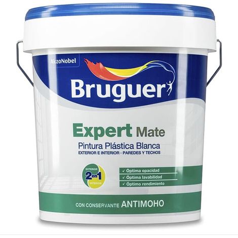 Expert 15l matt weiß pp Farbe für innen und außen 5208090 bruguer