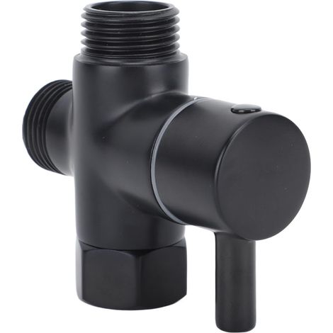 Bathroom Diverter Install Outlets Shower Black Valve Easy Arm for Way (1/5)