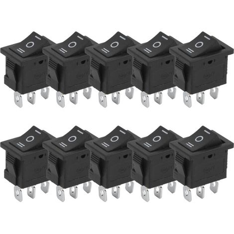 Interrupteur bascule KCD1 3 broches, 3 positions pour appareils électroménagers et électroniques (1/5)