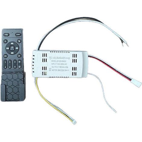 Télécommande de remplacement pour ventilateur de plafond invisible avec variateur CC et contrôleur de luminosité progressive