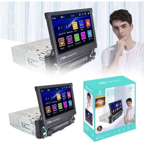 Trade Shop - Autoradium Con Monitor 7′′ Hd Multimedial Reader For Auto 60wx4 Bluetooth Cx-8225 - (1/3)