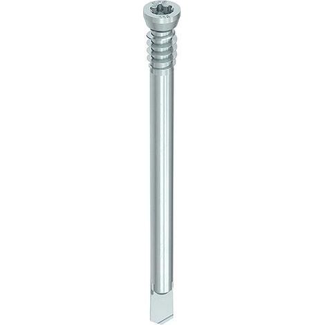 Barre filetée HECO-WS-T 7,0 x 153, tête cylindrique fraisée, filetage UK, bleu galvanisé, cond. : 50