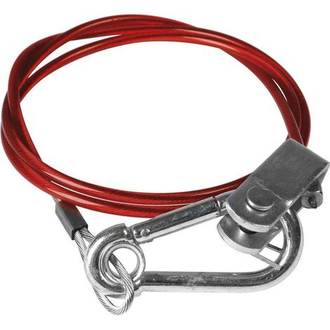– Cable de sécurité remorque voiture 1050mm – Mousqueton attache maintien – Corde de remorquage pour usage pro – Résistance rupture 1050kg (1/2)