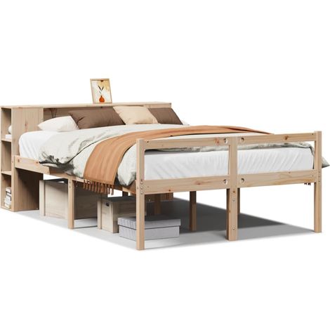 Maison Exclusive - Letto Libreria senza Materasso 135x190 cm in Legno di Pino