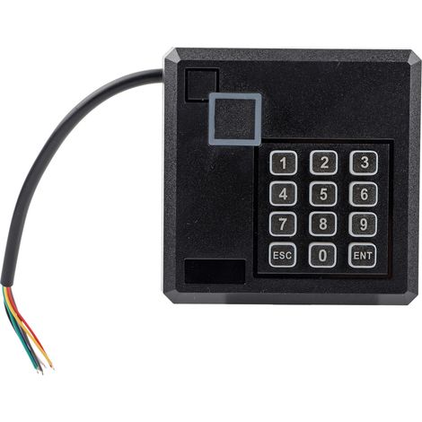 Lecteur de carte de contrôle d'accès RFID étanche 125 KHz/13.56 MHZ Wiegand 26/34 (lecteur IC) (1/5)