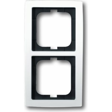 Cadre 2 Poussoirs Davos/Blanc Studio Solo 2CKA001754A4110 ABB 583121