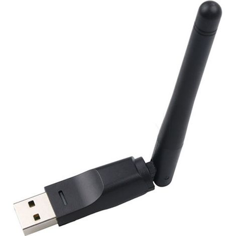 Adaptateur Wifi USB - Carte Réseau Sans Fil 150 Mbit/s - Antenne Réglable - Pour Ordinateur Portable et PC (1/5)
