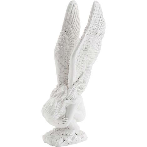 Statuette en résine d'anges blancs, adorable sculpture d'ange - Modèle présenté (1/5)
