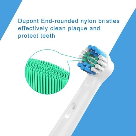 Brossette de rechange Compatible pour Oral b Têtes de Brosse à Dents Electrique, 8 Precision Brossettes de rechange (1/5)