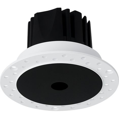 Ideal Lux INFINITY Spot encastré sans cadre noir, 1 LED 12 W 1000 lm 3000 K (1/2)