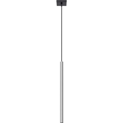Lampada a sospensione Pastelo cromo 8x100x8cm Sollux