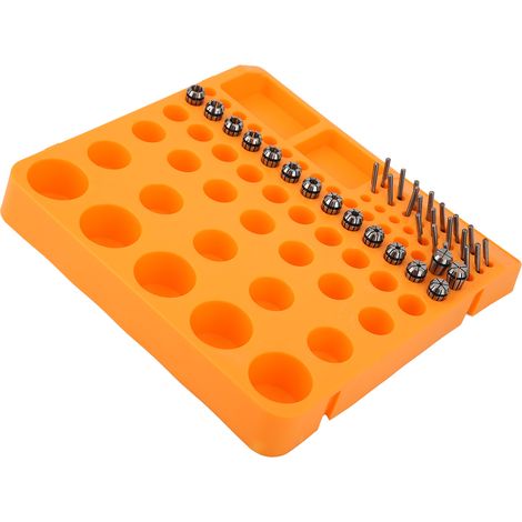 Lot de pinces ER11 avec porte-outil pointu et fraise pour graveuse CNC, rangement inclus (1/5)