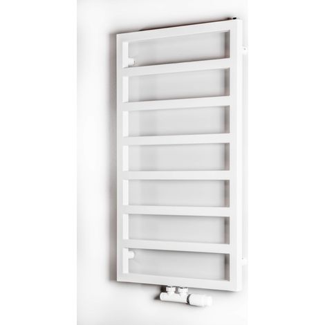 Radiatore da bagno LUXRAD Atria 870 x 500 mm bianco
