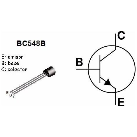 Transistor TO92 BC548B
