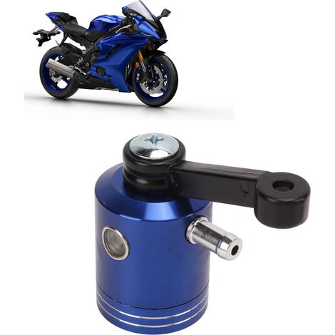 Universelle CNC-Modifikation für Motorräder, Vorderradbrems- und Kupplungs-Hauptzylinder, Ölbehälter, Ölbecher, kompatibel mit Ducati, Kawasaki, Suzuki und Yamaha (blau). (1/5)