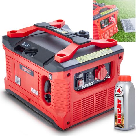 Hecht IG1100 Onduleur essence Groupe électrogène moteur essence 4temps 4,5L 1020W 13kg (1/5)