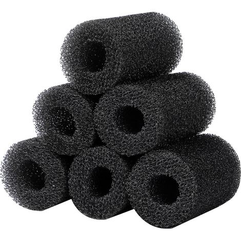 APEX 6-Pack Pre-Filter Sponge for Aquarium Shrimp Fry Fish Tank Filter 0.8” Intake, Replacement Foam Cover (1/5)