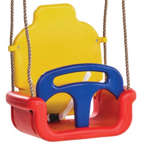 Wickey Schaukel Zubehör Babysitz verstellbar (3 Teile) für Spielturm, Schaukelgestell oder Klettergerüst (1/3)