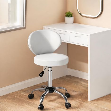 SunJet Tabouret, pouf, à roulettes, de massage en PU avec hauteur - Réf. M8OWSNVFXB46 (1/5)