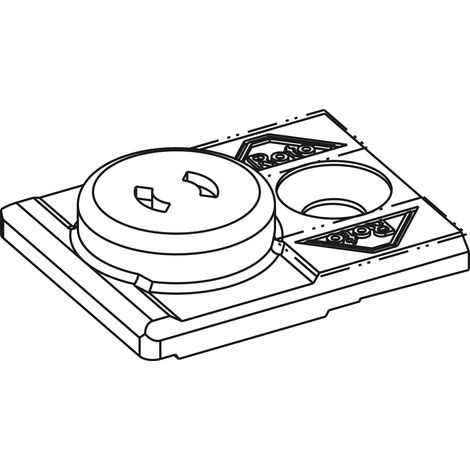 ROTO E-Tec Control Montageclip zu Ringmagnet MVS (1/3)