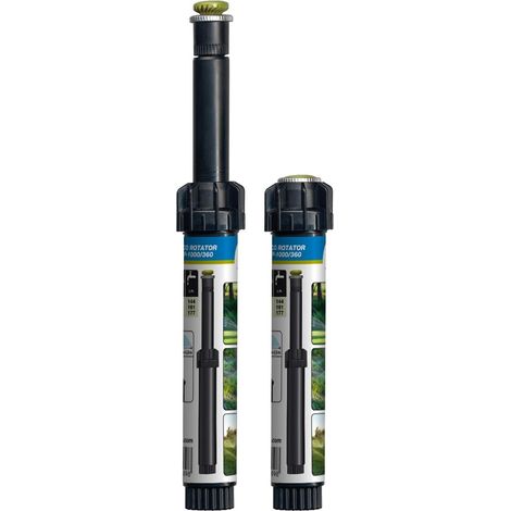 Hunter – Arroseur à turbine avec buse réglable – Portée 2,5 à 4,5 m – Angle de pulvérisation 360° – Débit 144 à 195 l/h – Hauteur d'émergence 10 cm – 6760151M (1/4)