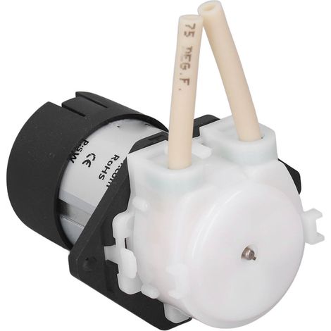 Pompe péristaltique miniature 24V 5W, moteur à courant continu, auto-amorçante pour dosage de liquide, débit 90ml/min, petite pompe électrique de transfert (1/5)