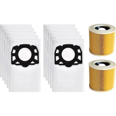 Sacs et filtres pour aspirateur Karcher WD2 Plus WD3 WD3s KFI 357 SE4001 SE4002 KA 40 - Pièces de rechange pour sacs 2.863-314.0 (1/5)