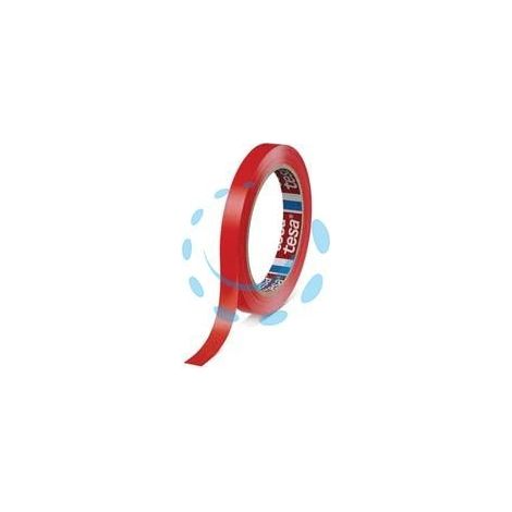 NASTRO IMBALLO ADESIVO PVC RIGIDO SIGILLA SACCHETTI - mm.9x66mt. colore rosso
