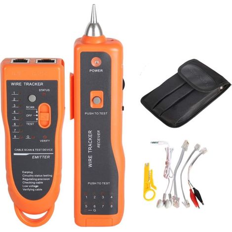 RJ11 RJ45 Cat5 Cat6 Telefonkabel-Tracker, Toner-Tracer, Ethernet-Netzwerk, LAN-Kabeltester, Leitungsdetektor