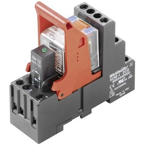 Weidmuller RCMKIT-I 24VAC Module relais 3 inverseurs LED (1/2)
