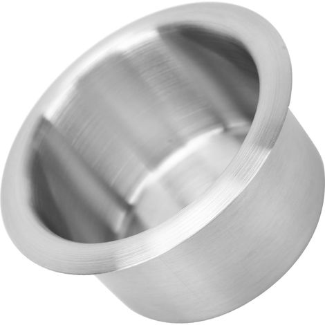 Porte-gobelet/support de bouteille en acier inoxydable pour bateaux, yachts, voiture, décoration intérieure, 8,5 x 5,5 cm (1/5)