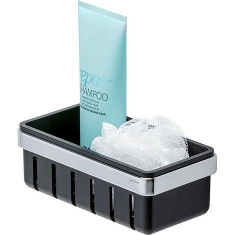 Geesa Frame Panier de douche 21cm Noir / Chrome