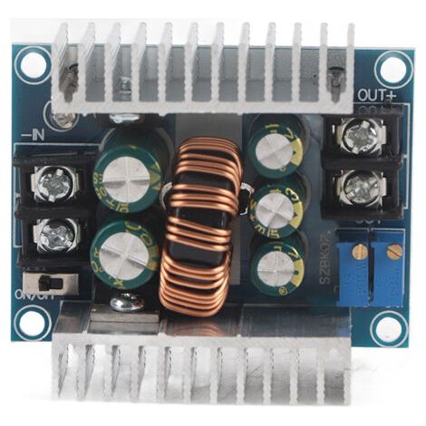 Module abaisseur de tension, convertisseur CC-CC 300 W, 20 A, rendement 95 %, pour une sortie stable à faible ondulation, câblage des bornes 60 x 53 x 27 mm (1/5)