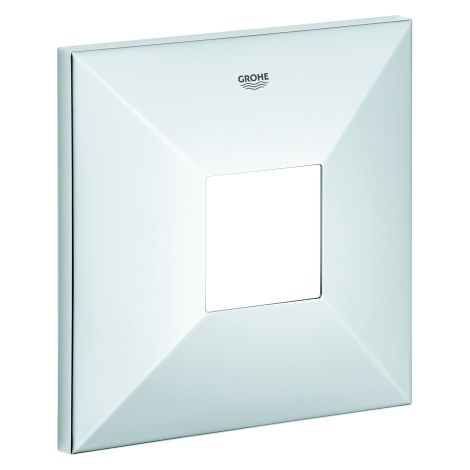 Rosette 48436 eckig für Einhandmischer-Fertigmontagesets chrom (1/2)