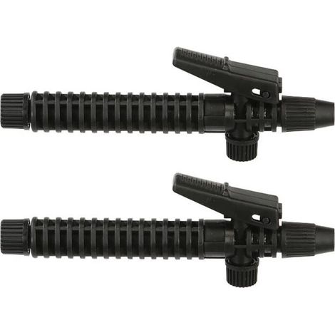 Lot de 2 poignées pour pulvérisateur agricole – poignées ergonomiques en plastique noir pour pistolet de pulvérisation extérieure (1/5)