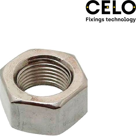 Dado esagonale Celo 12 mm acciaio zincato argento