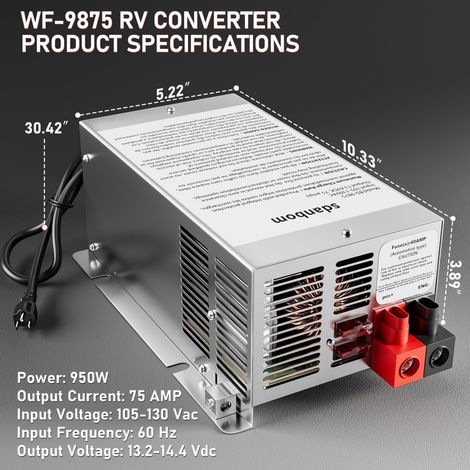 WF-9875 9875-75 Ampere Stromwandler für Wohnmobile der Serie 9800 WF-9875-MBA (1/4)