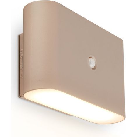 LED Wandleuchte Wandlampe ohne Stromanschluss Bewegungsmelder Akku ohne Bohren