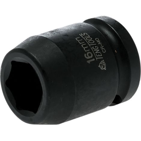 Teng Impact Socket Hexagon 6 Point 1/2In Drive 16Mm (1/2)
