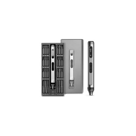 Tournevis électrique, 50 dans 1 kit de Visseuse électrique, Tournevis sans fil 48 bits magnétiques +1 Forcep + 1 barre, adapté à la réparation (1/4)