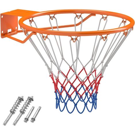 Indoor Basketball Hoop - 45cm Ring, Wall Mount, Orange (1/5)
