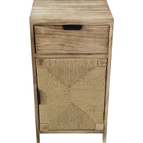 AZEL - mobiletto in legno con 1 cassetto e 1 anta