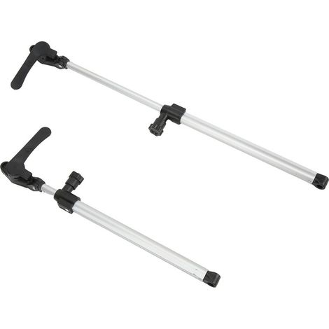 2 pièces Tige de Support pour Fenêtre de Camping-Car 310-435mm Télescopique Alliage d'Aluminium (1/5)